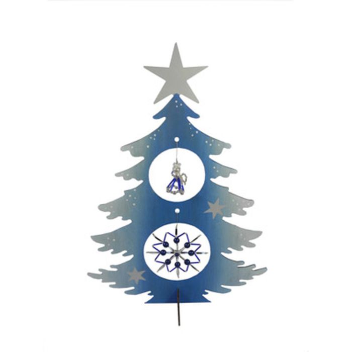 Bastelset Weihnachtsbaum blau silberfb. 43x34 cm 0141-43171 4016490043874  