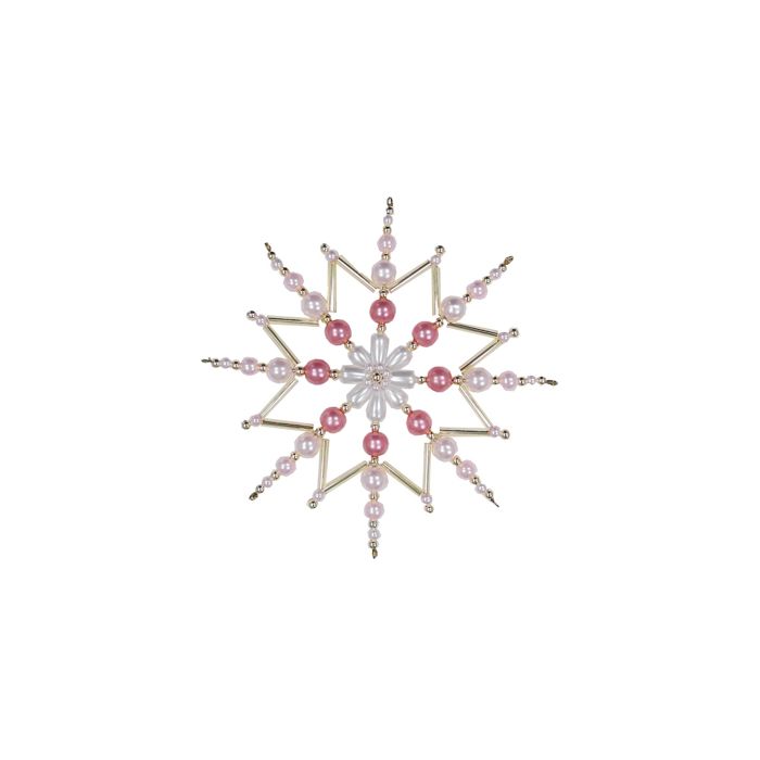 Bastelset Sternenzauber rosa goldfb. 12 cm 0142-12155 4016490043973  