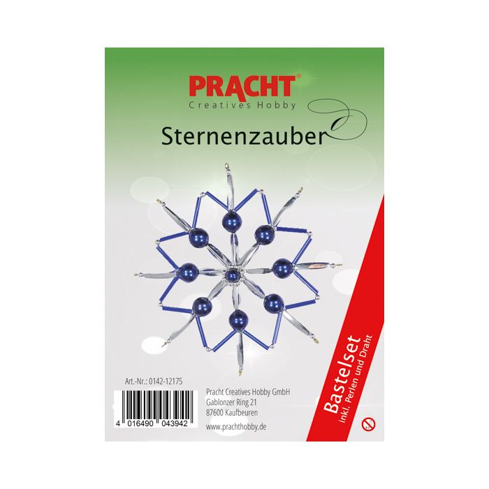 Bastelset Sternenzauber blau silberfb. 12 cm, Bild 1 von 2