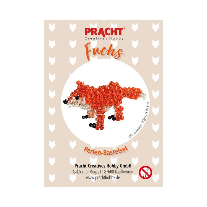 Bastelset Kleiner Fuchs orange 8x3 cm 0152-08075 4016490815570  