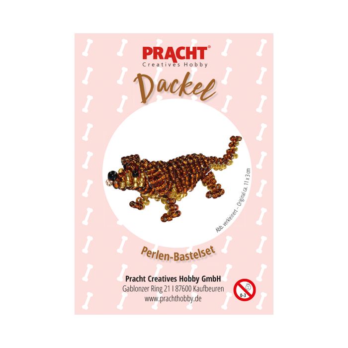 Bastelset Dackel braun 11x3 cm Dackel, Bild 1 von 2