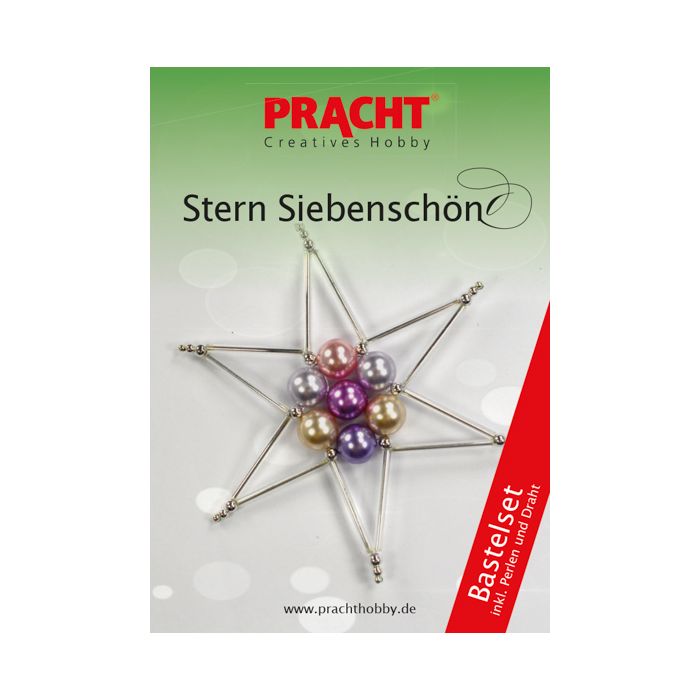Bastelset Stern Siebenschön bunt 11x11 cm 0160-11515 4016490816133  