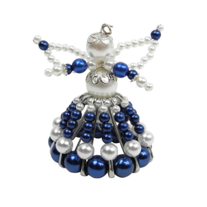 Bastelset Engel blau-silberfb. ca.7 cm 1 Set 0190-345 4016490146216  
