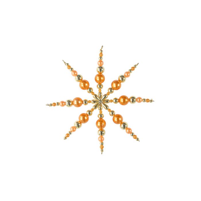 Bastelset Drahtstern orange ca.12 cm 0191-075 4016490464198  