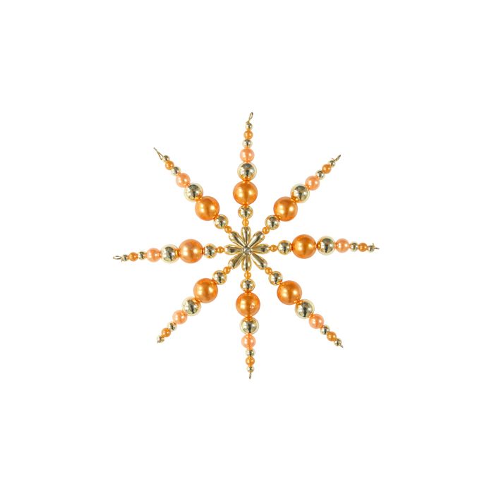 Bastelset Drahtstern orange ca.12 cm 0191-075 4016490464198  