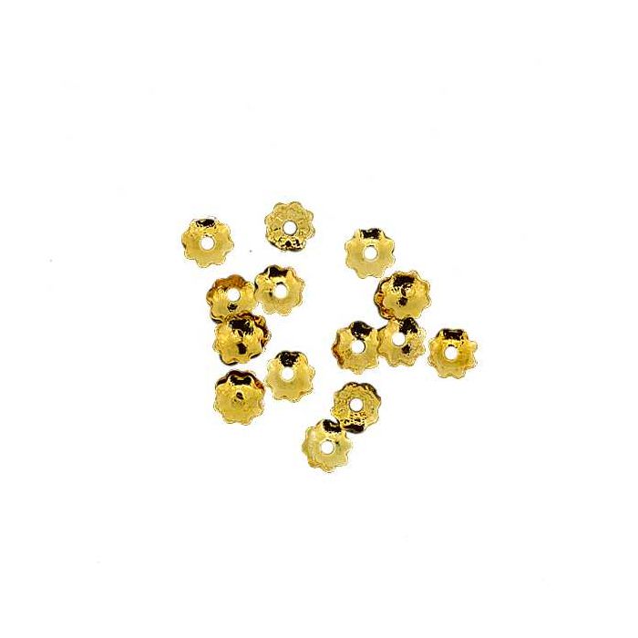 Perlkappen goldfb. 4 mm 25 St 0262-93 4016490040255  