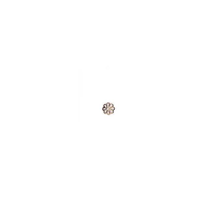 Perlkappe rosegoldfarben 6 mm