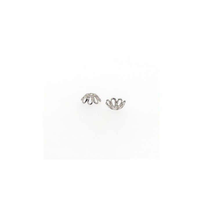 Perlkappen platinfb. 9 mm 20 St 0268-91 4016490040927  