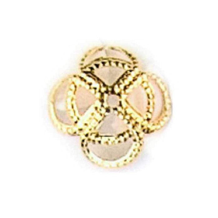 Perlkappen goldfb. 10 mm 10 St 0290-93 4016490050254  