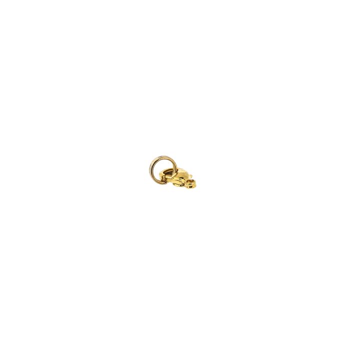 Karabiner mit Spaltring goldfb. 10 mm 4 St 0315-1093 4016490102113  