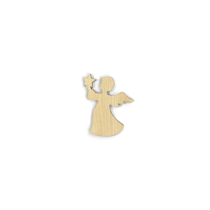 Holzengel Engel natur 4,5 cm