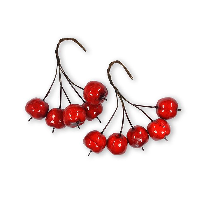 Deko-Äpfel rot 20 mm 10 St 0645-20245 4016490680925  