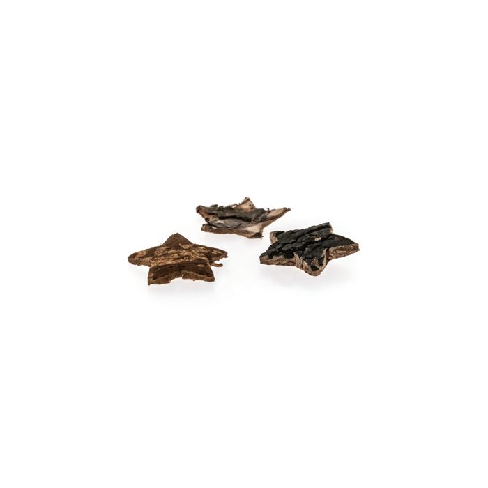 Birkenrinde Stern natur 3 cm, Bild 2 von 3