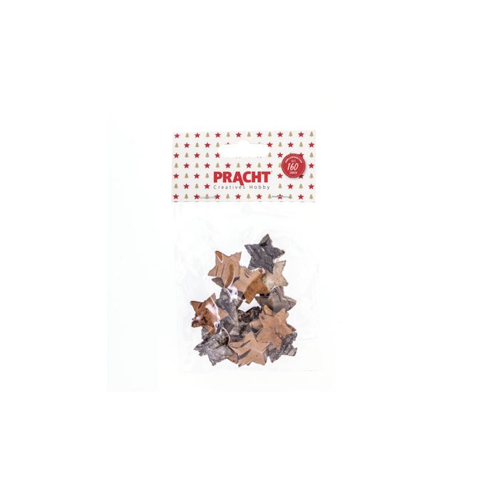 Birkenrinde Stern natur 3 cm, Bild 3 von 3