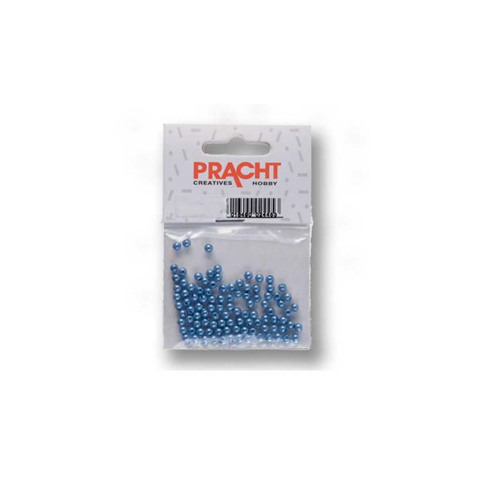 Wachsperlen hellblau 6 mm Lochgröße 0,8 mm 0703-0644 4016490428749  