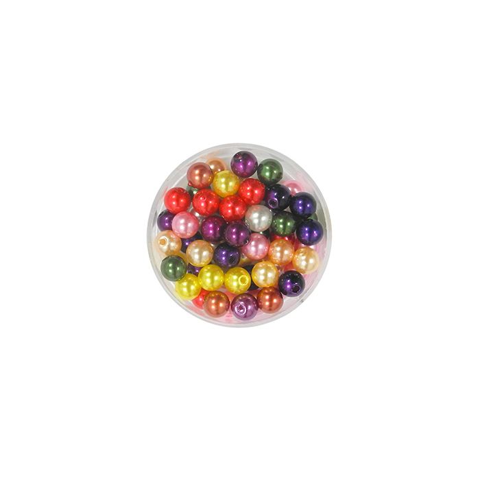Wachsperlen Mix 6 mm Lochgröße 0,8 mm 60 St 0703-06504 4016490134190  