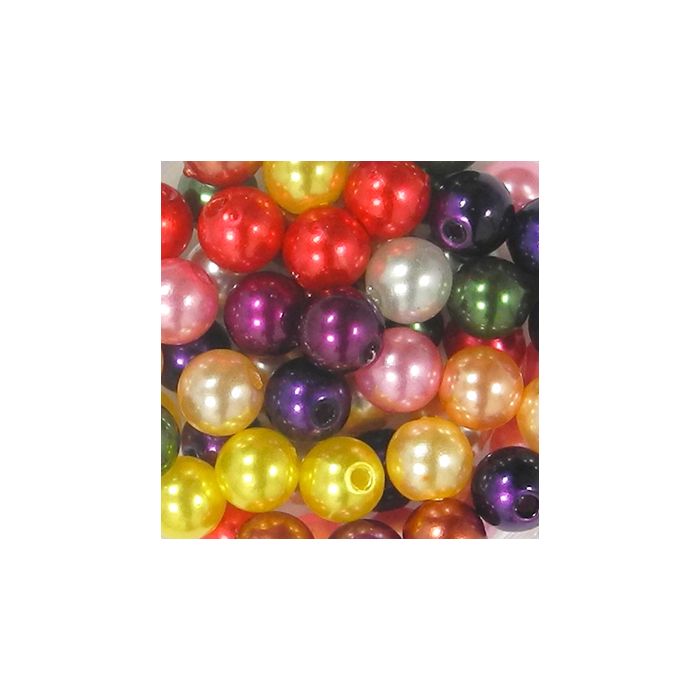Wachsperlen Mix 6 mm Lochgröße 0,8 mm 60 St 0703-06504 4016490134190  
