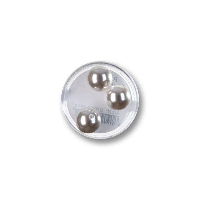 Wachsperlen weiß 14 mm Lochgröße 1 mm 0703-14314 4016490086925  