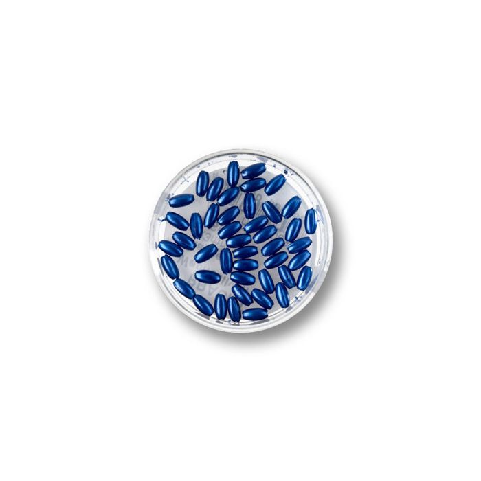 Wachsoliven marine 6x3 mm Lochgröße 0,8 mm 0705-0634 4016490065531  