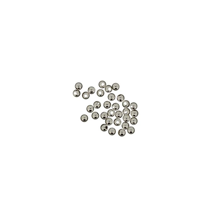 Metallic-Perle silberfb. 2,5 mm Lochgröße 0,7 mm 0710-02591 4016490039006  
