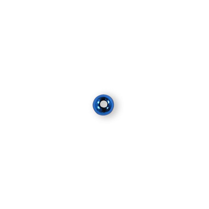 Metallic-Perle blau 4 mm Lochgröße 1 mm