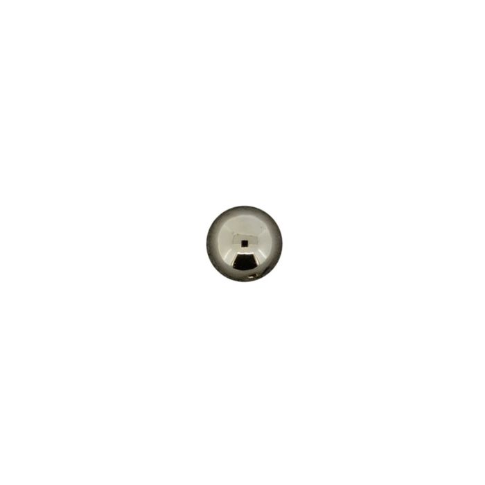 Metallic-Perle silberfb. 12 mm Lochgröße 1,2 mm 0710-1291 4016490038696  
