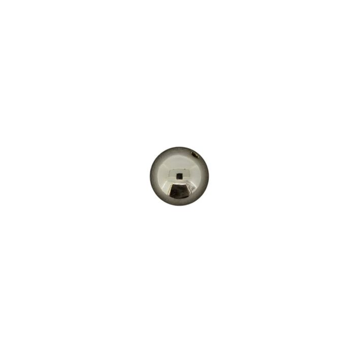Metallic-Perle silberfb. 14 mm Lochgröße 1,2 mm 0710-1491 4016490038702  