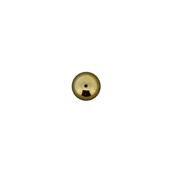 Metallic-Perle goldfb. 14 mm Lochgröße 1,2 mm