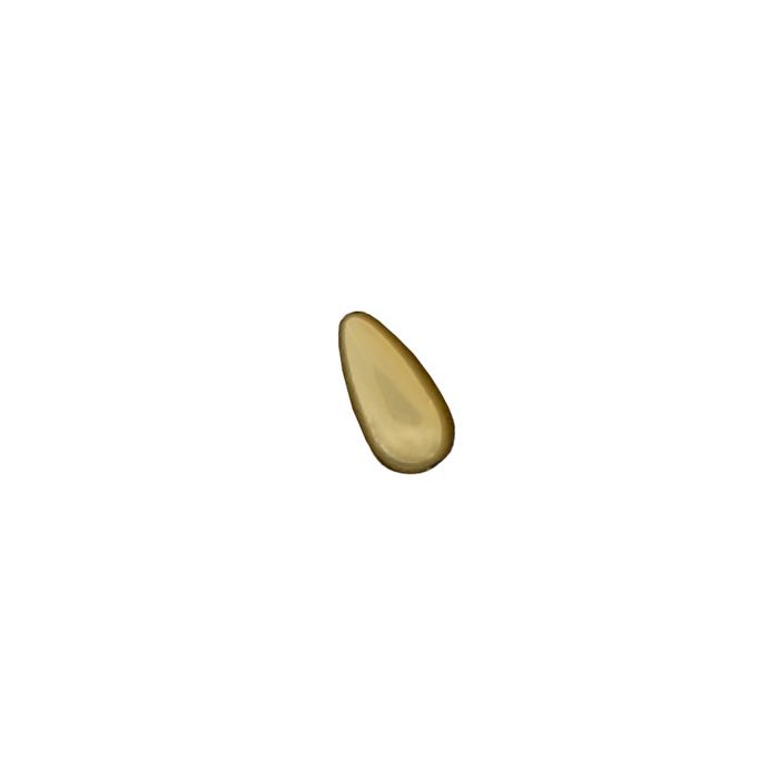 Metallic-Tropfen goldfb. 18x10 mm Lochgröße 1,2 mm 0713-18934 4016490083313  