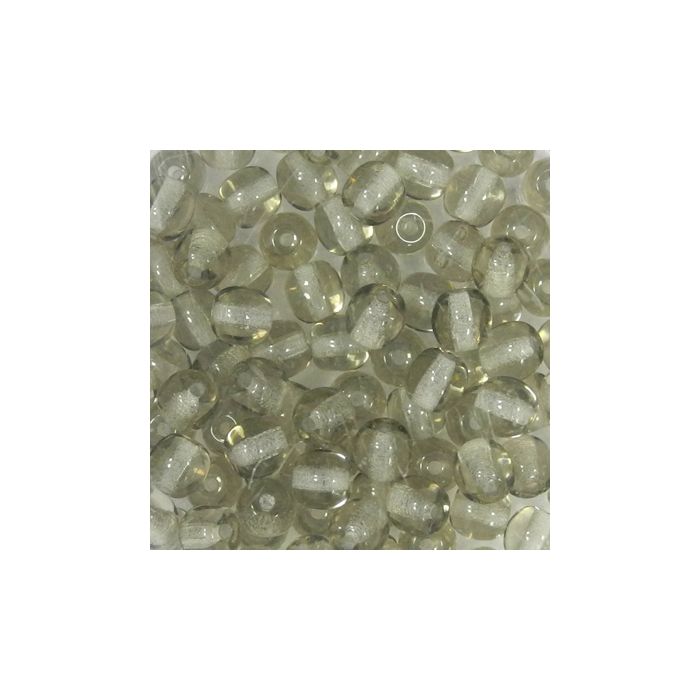 Glasperle rund transp. grau 4 mm Lochgröße 0,8 mm, Bild 2 von 2