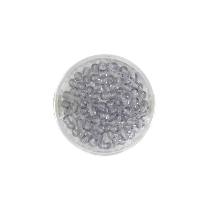Glasperle rund transp. amethyst 4 mm Lochgröße 0,8 mm, Bild 1 von 2