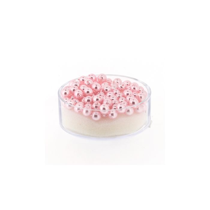 Wachs-Glasperle Top Qualität rosa 4 mm Lochgröße 0,8 mm 85 St 0785-04154 4016490846239  
