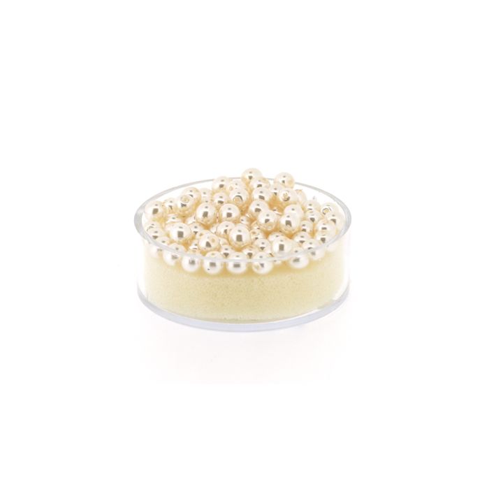 Wachs-Glasperle Top Qualität kultur 4 mm Lochgröße 0,8 mm, Bild 1 von 3