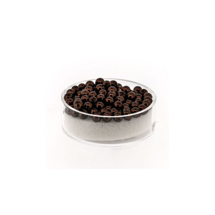 Wachs-Glasperle Top Qualität braun 4 mm Lochgröße 0,8 mm 85 St 0785-04414 4016490846611  
