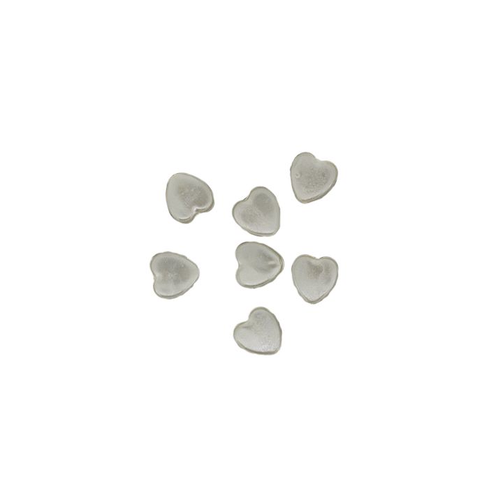 Wachsperle Herz kultur 6 mm Lochgröße 0,8 mm