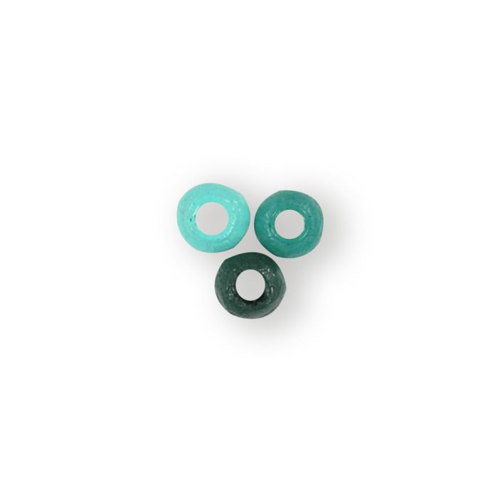 Holzperle rund türkis-ton 4 mm Lochgröße 1,8 mm