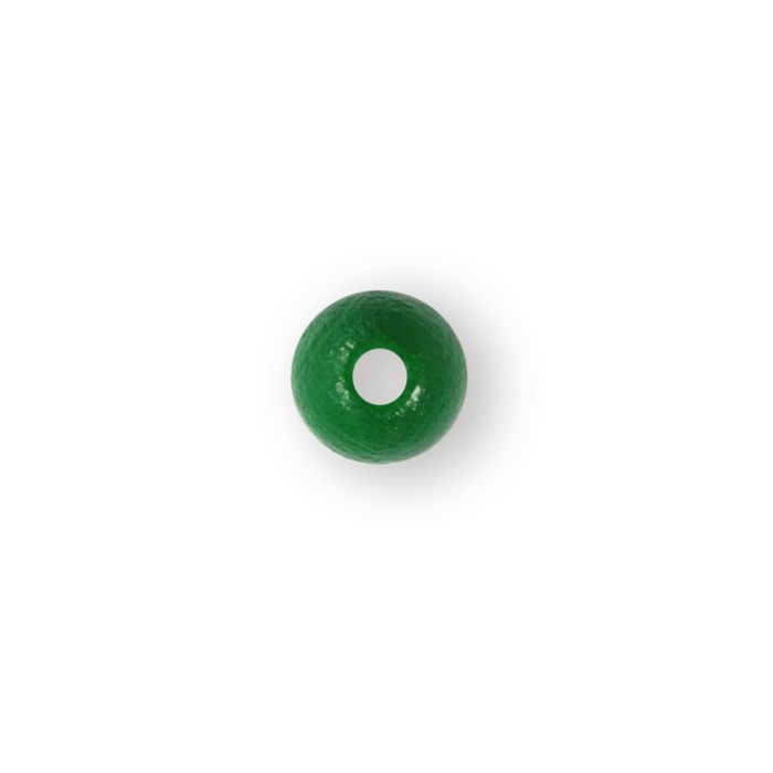 Holzperle rund dunkelgrün 8 mm Lochgröße 2,2 mm 90 St 0850-08085 4016490041849  