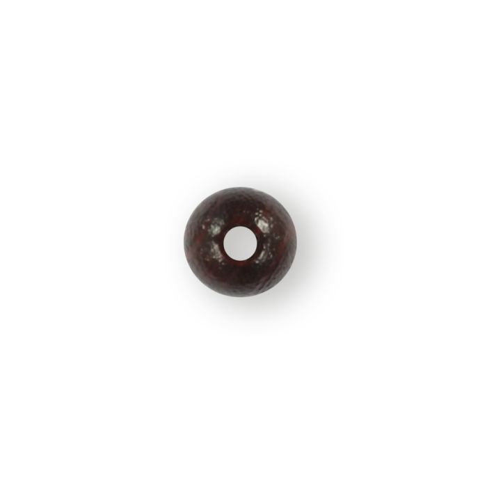 Holzperle rund braun 8 mm Lochgröße 2,2 mm