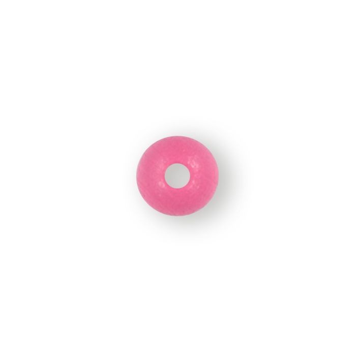 Holzperle rund rosa 8 mm Lochgröße 2,2 mm