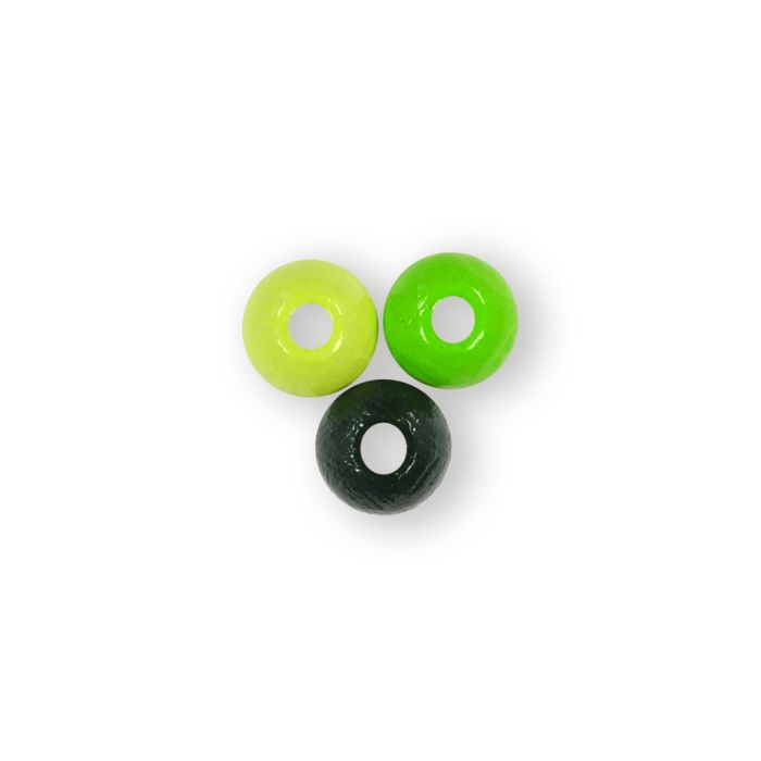 Holzperle rund grün-ton 8 mm Lochgröße 2,2 mm 0850-08565 4016490581376  