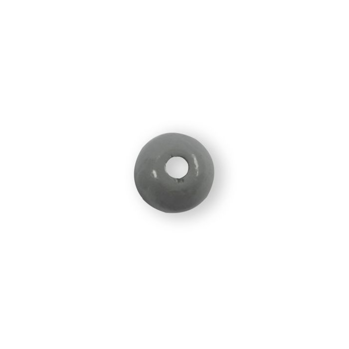 Holzperle rund hellgrau 8 mm Lochgröße 2,2 mm 0850-08665 4016490686330  