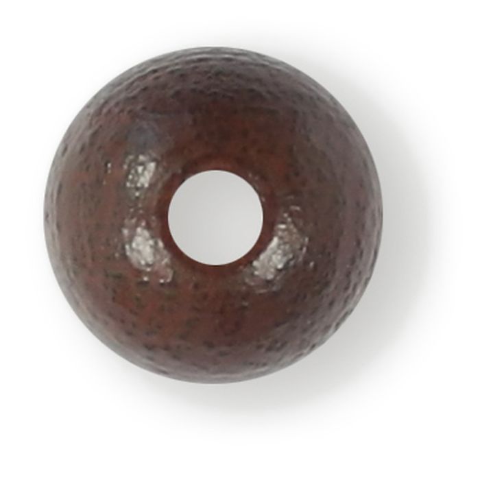 Holzperlen rund 10 mm Braun – 60 Stück