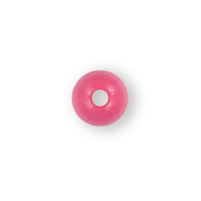 Holzperle rund rosa 10 mm Lochgröße 2,4 mm