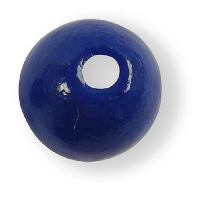 Holzperlen rund 10 mm Ultramarine – 50 Stück