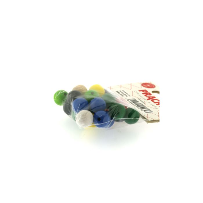 Holzperle rund Mix 14 mm Lochgröße 2,7 mm 0850-14135 4016490042303  