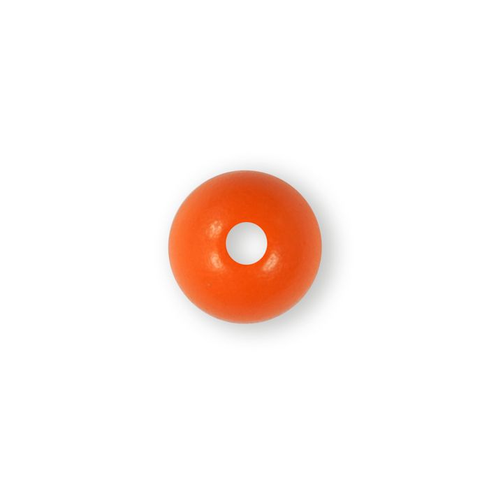 Holzperle rund orange 16 mm Lochgröße 2,9 mm 0850-16035 4016490042341  
