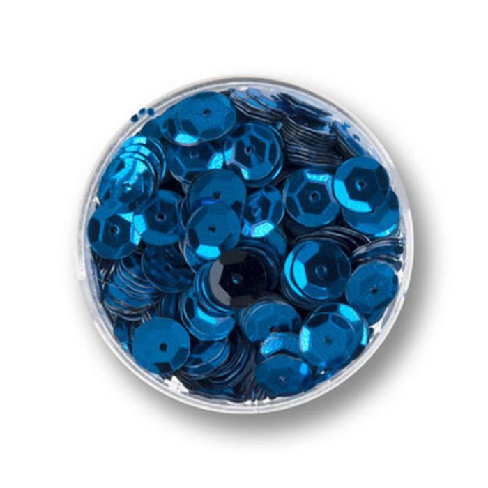 Paillettenschüssel mittelblau 6 mm 0872-06056 4016490354000  