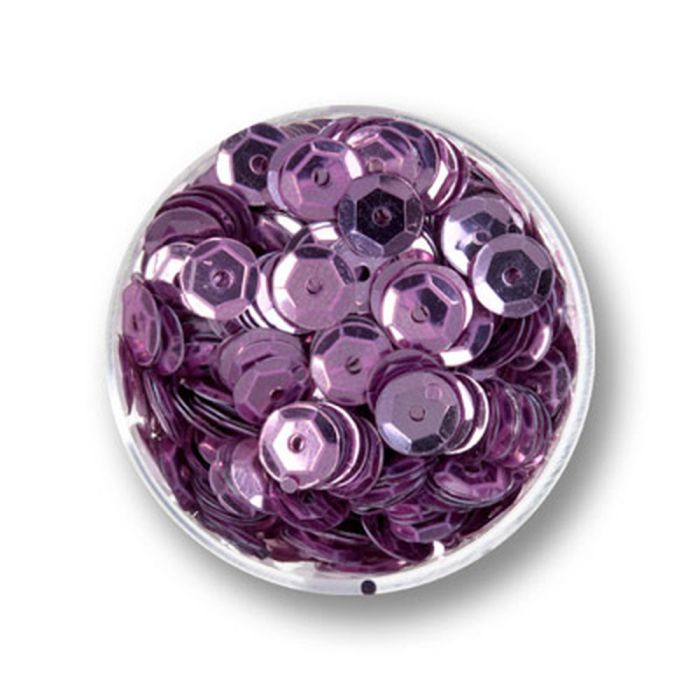 3000 Pailletten 6 mm, 30 g, gewölbt Rose – zum Nähen, Basteln, Verzieren oder Dekorieren, Bild 2 von 2