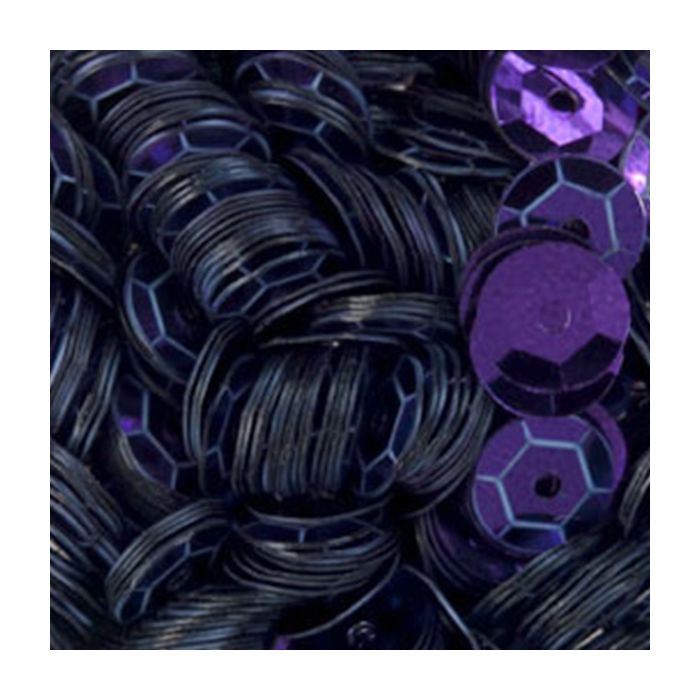 3000 Pailletten 6 mm, 30 g, gewölbt Lila – zum Nähen, Basteln, Verzieren oder Dekorieren, Bild 1 von 2