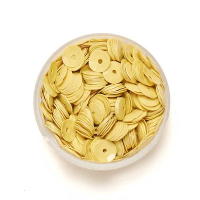 Paillettenschüssel satt gelb AB 6 mm 0872-06306 4016490836452  